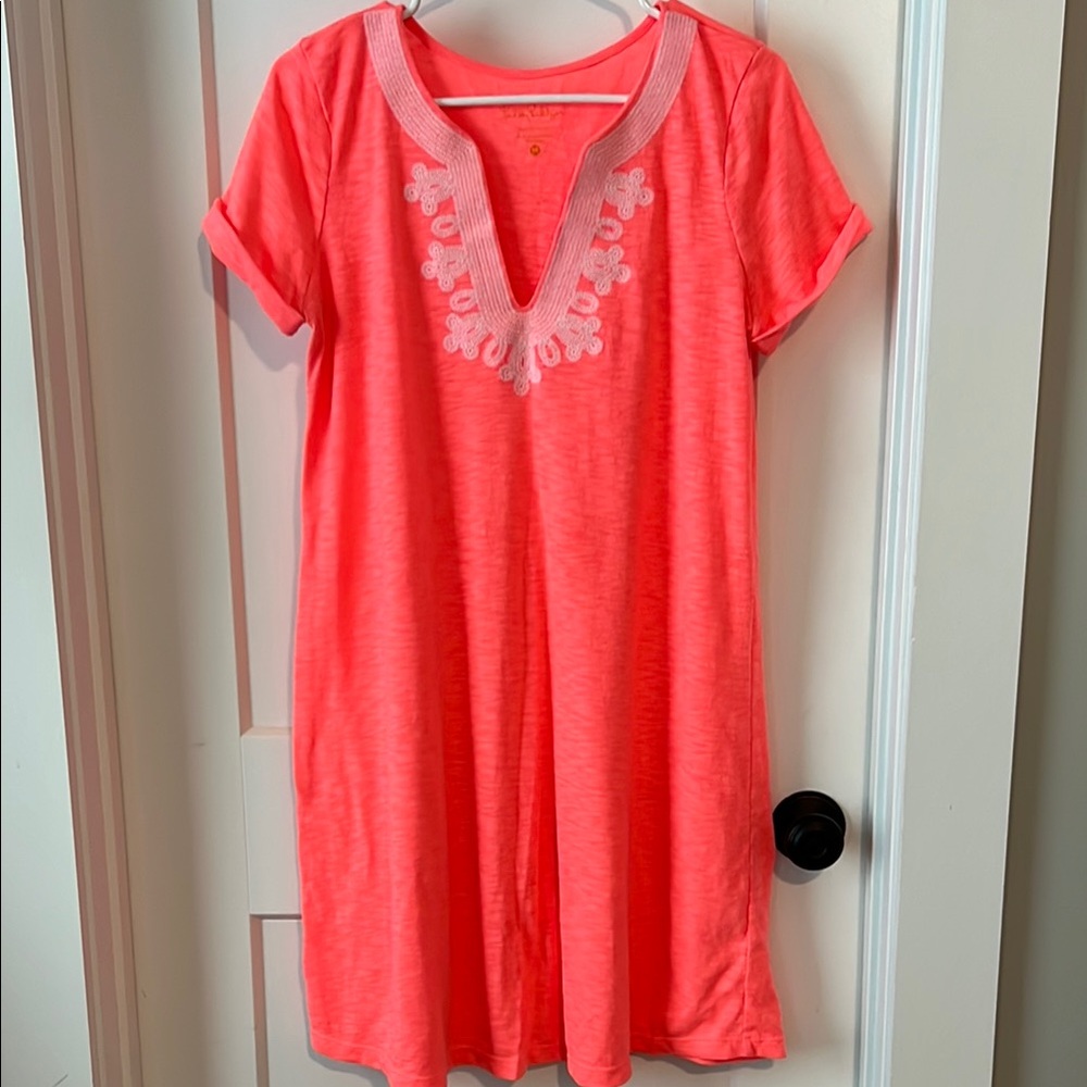 Lilly Pulitzer Coral Pink Dress